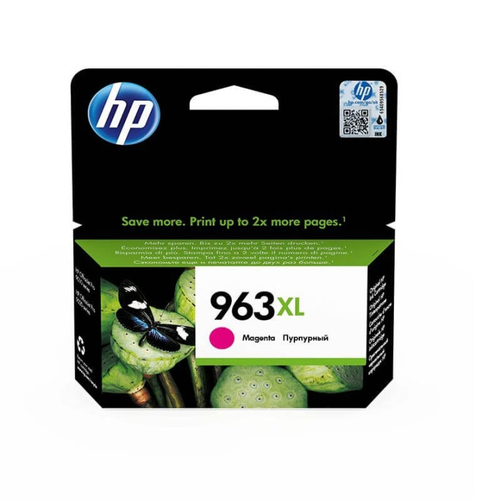 HP Bläck 3JA28AE 963XL Magenta i gruppen DATORER & KRINGUTRUSTNING / Skrivare & Tillbehör / Bläck & Toner / Bläckpatroner / HP hos TP E-commerce Nordic AB (C17351)