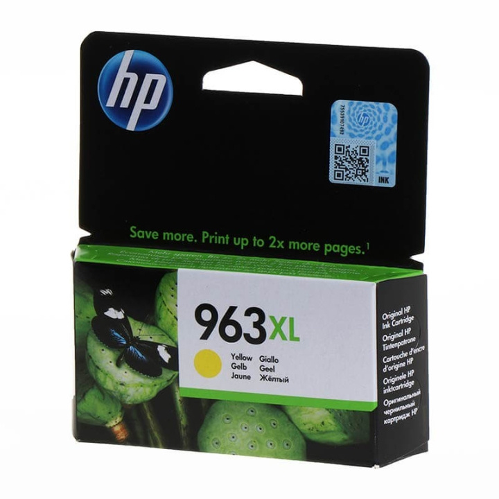 HP Bläck 3JA29AE 963XL Gul i gruppen DATORER & KRINGUTRUSTNING / Skrivare & Tillbehör / Bläck & Toner / Bläckpatroner / HP hos TP E-commerce Nordic AB (C17352)