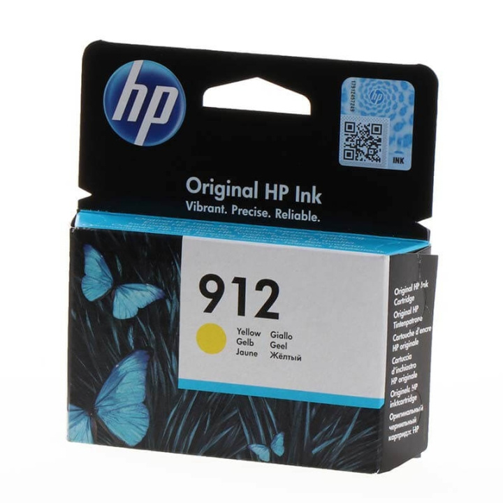 HP Bläck 3YL79AE 912 Gul i gruppen DATORER & KRINGUTRUSTNING / Skrivare & Tillbehör / Bläck & Toner / Bläckpatroner / HP hos TP E-commerce Nordic AB (C17358)