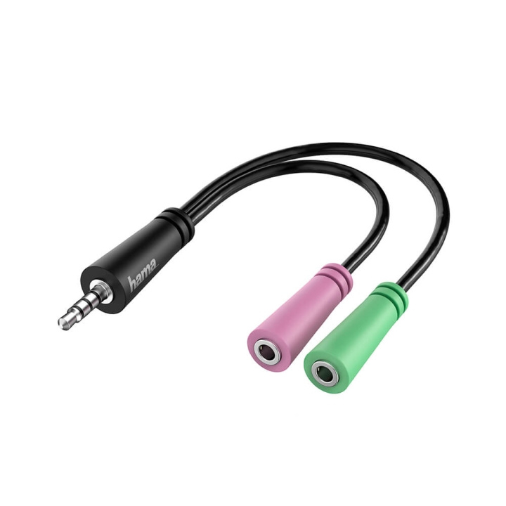 Hama Adapter Audio 3.5 Plug to 2x 3.5 Socket 0.15m i gruppen HEMELEKTRONIK / Kablar & Adaptrar / Ljud Analog / Adaptrar hos TP E-commerce Nordic AB (C17470)