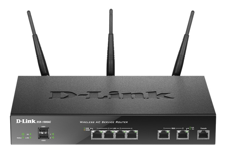 dlink Wireless AC Unified Serviced VPN Router Dual Band i gruppen DATORER & KRINGUTRUSTNING / Nätverk / Routrar / LAN/VPN hos TP E-commerce Nordic AB (C17526)