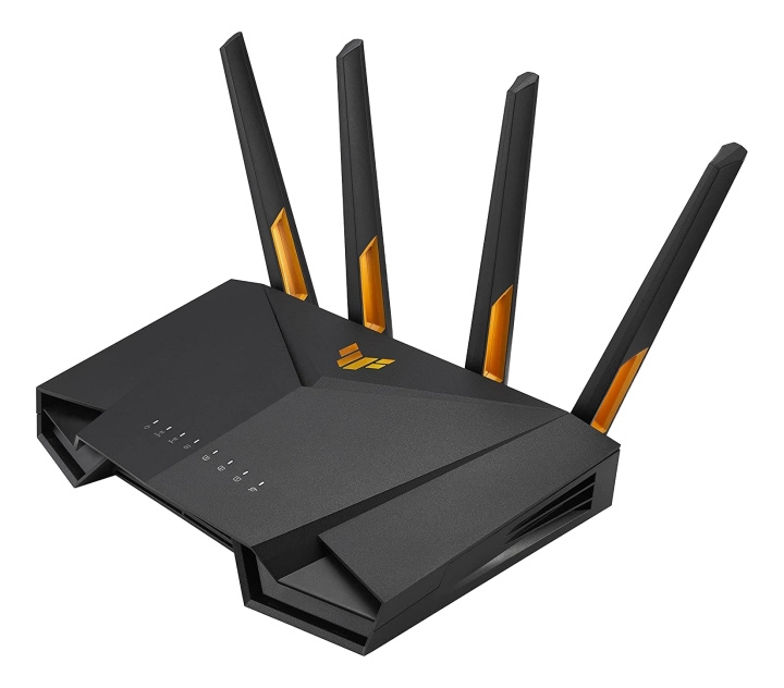 Asus TUF Gaming AX3000 V2 Dual Band WiFi 6 Gaming Router, svart/orange i gruppen DATORER & KRINGUTRUSTNING / Nätverk / Routrar hos TP E-commerce Nordic AB (C17609)