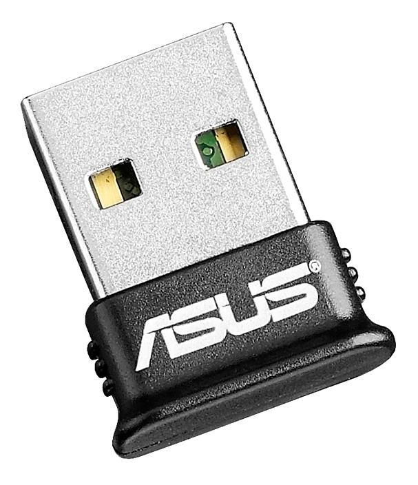 ASUS Bluetooth nano-adapter, USB 2.0 Version 4.0 med 3 Mb/s hastighet, klass 2 med 10m räckvidd, svart