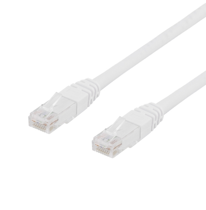 DELTACO U/UTP Cat6 patch cable, LSZH, 2m, white i gruppen DATORER & KRINGUTRUSTNING / Datorkablar / Nätverkskablar / Cat6 hos TP E-commerce Nordic AB (C17620)