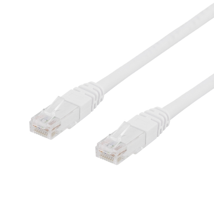 DELTACO U/UTP Cat6 patch cable, LSZH, 5m, white i gruppen DATORER & KRINGUTRUSTNING / Datorkablar / Nätverkskablar / Cat6 hos TP E-commerce Nordic AB (C17622)