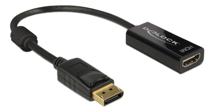 DeLOCK Adapter Displayport 1.2 male to HDMI female, 4K, passive i gruppen DATORER & KRINGUTRUSTNING / Datorkablar / DisplayPort / Adaptrar hos TP E-commerce Nordic AB (C17649)