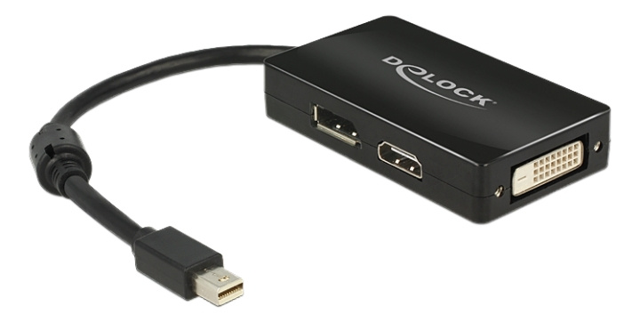 DeLOCK Adapter mini Displayport 1.1 ma to Displayport/HDMI/DVI i gruppen DATORER & KRINGUTRUSTNING / Datorkablar / DisplayPort / Adaptrar hos TP E-commerce Nordic AB (C17650)
