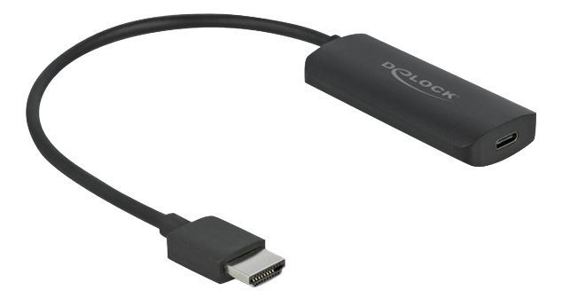 Delock Adapter HDMI-A male to USB Type-C™ female (DP Alt Mode) 4K 60Hz i gruppen HEMELEKTRONIK / Kablar & Adaptrar / HDMI / Adaptrar hos TP E-commerce Nordic AB (C17656)