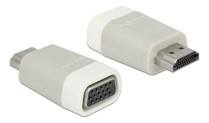 DeLOCK Adapter HDMI-A male > VGA female i gruppen DATORER & KRINGUTRUSTNING / Datorkablar / VGA / Adaptrar hos TP E-commerce Nordic AB (C17666)