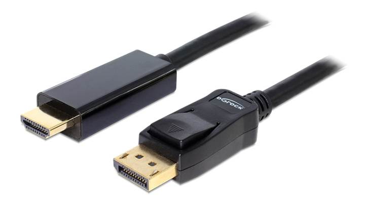 DeLOCK Cable Displayport 1.1 male>High Speed HDMI-A male passive 3m i gruppen DATORER & KRINGUTRUSTNING / Datorkablar / DisplayPort / Kablar hos TP E-commerce Nordic AB (C17672)