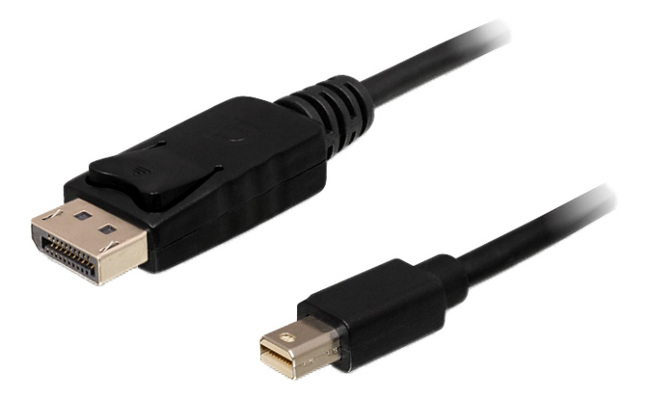 Delock Cable Mini Displayport 1.2 male > Displayport male 4K 60 Hz 5m, svart i gruppen DATORER & KRINGUTRUSTNING / Datorkablar / DisplayPort / Kablar hos TP E-commerce Nordic AB (C17679)
