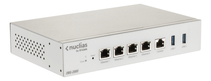 dlink DBG-2000 Nuclias Cloud SD-WAN Security Gateway, silver i gruppen DATORER & KRINGUTRUSTNING / Nätverk / Switchar / 10/100/1000Mbps hos TP E-commerce Nordic AB (C17710)