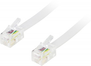 Deltaco Modular cable 4P4C RJ9/RJ10/RJ22>4P4C RJ9/RJ10/RJ22 5m