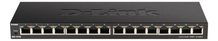 dlink 16-Port 10/100/1000Mbps Unmanaged Gigabit Ethernet Switch i gruppen DATORER & KRINGUTRUSTNING / Nätverk / Switchar / 10/100/1000Mbps hos TP E-commerce Nordic AB (C17782)