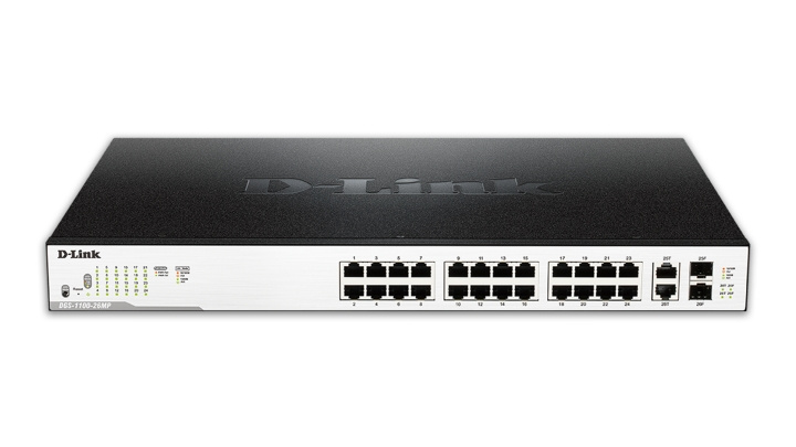 dlink DGS-1210-26 Gigabit Switch, 24-Ports, 2x SFP, PoE, IEEE i gruppen DATORER & KRINGUTRUSTNING / Nätverk / Switchar hos TP E-commerce Nordic AB (C17786)
