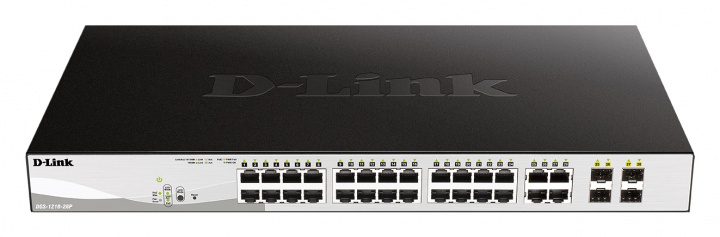 dlink D-Link Web Smart DGS-1210-28P i gruppen DATORER & KRINGUTRUSTNING / Nätverk / Switchar / 10/100/1000Mbps hos TP E-commerce Nordic AB (C17789)