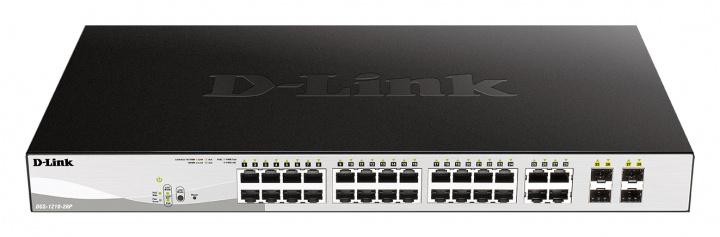 dlink D-Link Web Smart DGS-1210-28P i gruppen DATORER & KRINGUTRUSTNING / Nätverk / Switchar hos TP E-commerce Nordic AB (C17789)