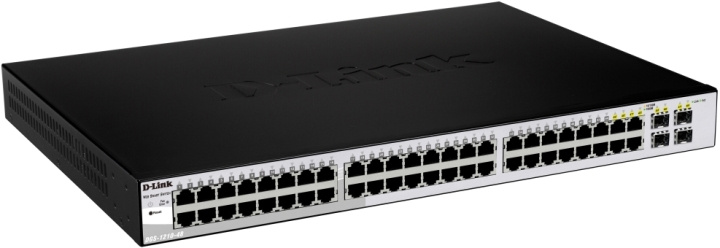 dlink Network Switch Layer 2 10/100 /1000 Mbps 44xRJ45 4xSFP Metal i gruppen DATORER & KRINGUTRUSTNING / Nätverk / Switchar / 10/100/1000Mbps hos TP E-commerce Nordic AB (C17790)