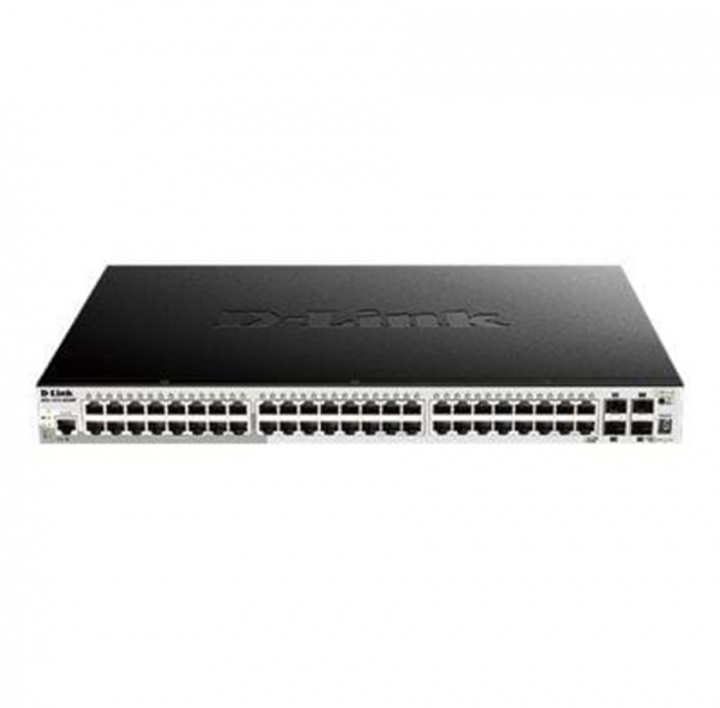 dlink 48-Port Gigabit Stackable Smart Managed PoE Switch 4 10GbE i gruppen DATORER & KRINGUTRUSTNING / Nätverk / Switchar / 10GbE hos TP E-commerce Nordic AB (C17795)