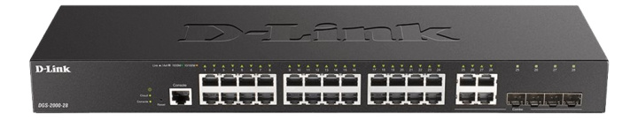 dlink 24-port Gigabit Managed Switch plus 4 Combo 1000BaseT/SFP i gruppen DATORER & KRINGUTRUSTNING / Nätverk / Switchar hos TP E-commerce Nordic AB (C17798)