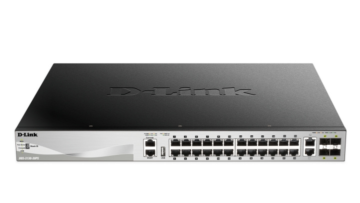 dlink 24xGigabit RJ45 ports, 4x10GbE SFP+ ports, 370W PoE Budget i gruppen DATORER & KRINGUTRUSTNING / Nätverk / Switchar / 10/100/1000Mbps hos TP E-commerce Nordic AB (C17800)