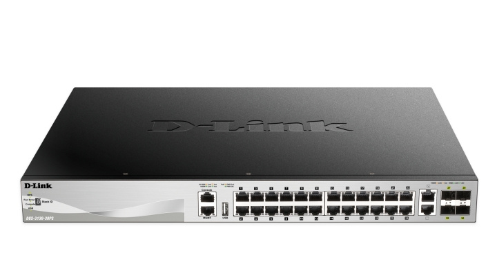 dlink 24xGigabit RJ45 ports, 4x10GbE SFP+ ports, 370W PoE Budget i gruppen DATORER & KRINGUTRUSTNING / Nätverk / Switchar hos TP E-commerce Nordic AB (C17800)
