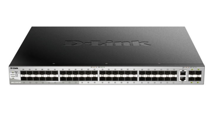 dlink 48 SFP ports Layer 3 Stackable Managed Gigabit Switch i gruppen DATORER & KRINGUTRUSTNING / Nätverk / Switchar hos TP E-commerce Nordic AB (C17804)