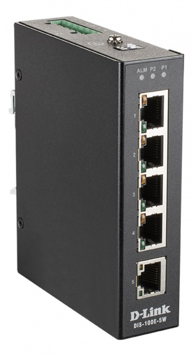 dlink 5 Port Unmanaged Switch with 5 x 10/100 BaseT(X) ports i gruppen DATORER & KRINGUTRUSTNING / Nätverk / Switchar hos TP E-commerce Nordic AB (C17813)