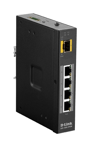 dlink Switch, 5-Ports, Gigabit, PoE, Plug and play, SFP, black i gruppen DATORER & KRINGUTRUSTNING / Nätverk / Switchar hos TP E-commerce Nordic AB (C17815)