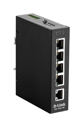 dlink Switch, 5-Ports, Gigabit, Plug and play, black i gruppen DATORER & KRINGUTRUSTNING / Nätverk / Switchar hos TP E-commerce Nordic AB (C17817)