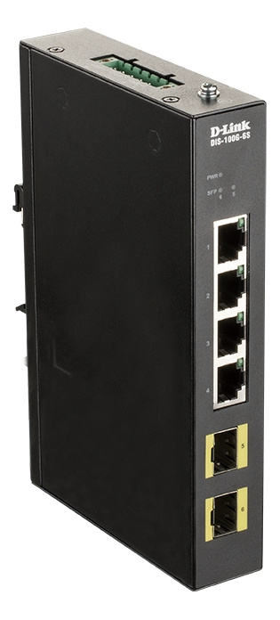 dlink 4-port Gigabit Industrial Switch including 2 x 100/1000M SFP i gruppen DATORER & KRINGUTRUSTNING / Nätverk / Switchar / 10/100/1000Mbps hos TP E-commerce Nordic AB (C17818)