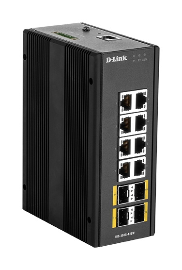 dlink 12 Port Managed Switch, Gigabit, SFP, heat resistant i gruppen DATORER & KRINGUTRUSTNING / Nätverk / Switchar hos TP E-commerce Nordic AB (C17822)