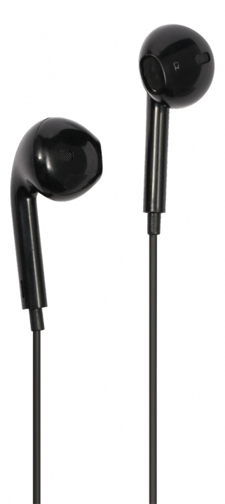 streetz C200 Semi-in-ear earphones, 3-button, USB-C, black i gruppen HEMELEKTRONIK / Ljud & Bild / Hörlurar & Tillbehör / Hörlurar hos TP E-commerce Nordic AB (C17914)