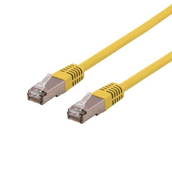 Deltaco S/FTP Cat6 patch cable0.5m 250MHz Deltacertified LSZH yellow i gruppen DATORER & KRINGUTRUSTNING / Datorkablar / Nätverkskablar / Cat6 hos TP E-commerce Nordic AB (C18007)
