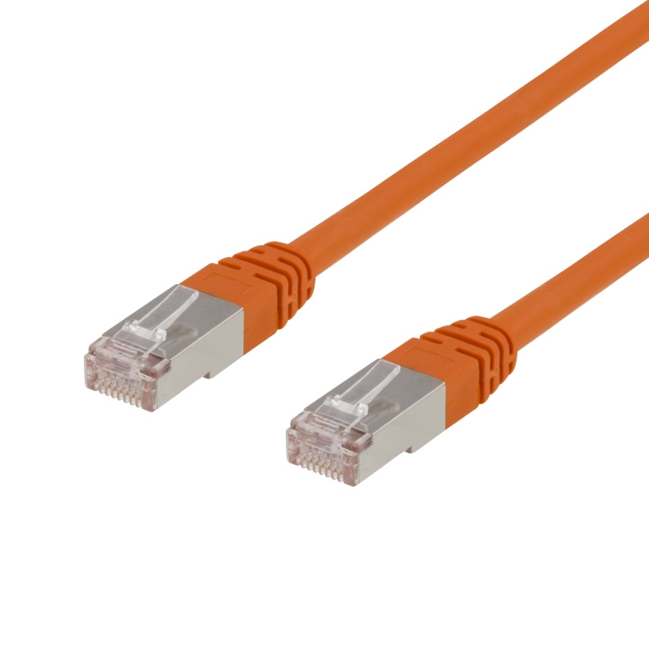 Deltaco F/UTP Cat6 patch cable, 1.5m, 250MHz, Delta, LSZH, orange i gruppen DATORER & KRINGUTRUSTNING / Datorkablar / Nätverkskablar / Cat6 hos TP E-commerce Nordic AB (C18108)