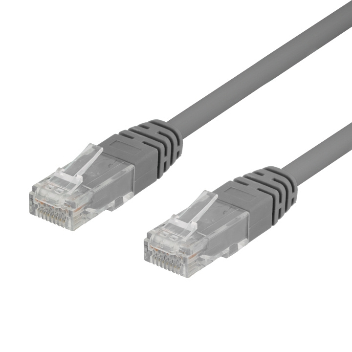 Deltaco 50-pack U/UTP Cat6 patch c., 0.3m,Delta-certified,LSZH, grey i gruppen DATORER & KRINGUTRUSTNING / Datorkablar / Nätverkskablar / Cat6 hos TP E-commerce Nordic AB (C18137)