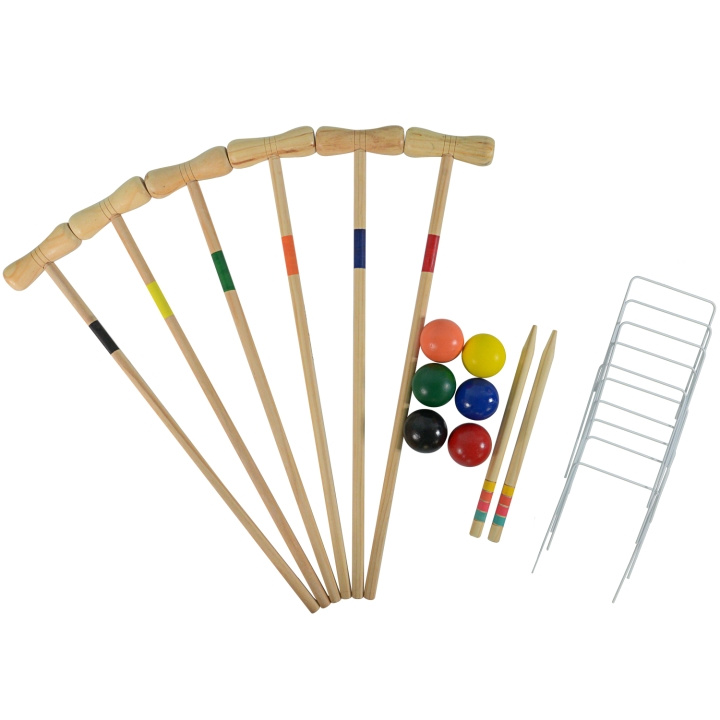 SportMe Krocketspel 6 Personer i gruppen LEKSAKER, BARN- & BABYPRODUKTER / Spel / Utomhusspel hos TP E-commerce Nordic AB (C18447)