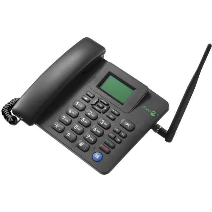 Doro 4100H 4G Desk Phone, Black i gruppen HEMELEKTRONIK / Ljud & Bild / Fast telefoni / Bordstelefoner hos TP E-commerce Nordic AB (C18455)