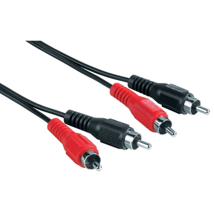 Hama Kabel 2xRCA-2xRCA 5m 2xhane-2xhane ST i gruppen HEMELEKTRONIK / Kablar & Adaptrar / RCA-kablar & adaptrar / Kablar hos TP E-commerce Nordic AB (C18480)
