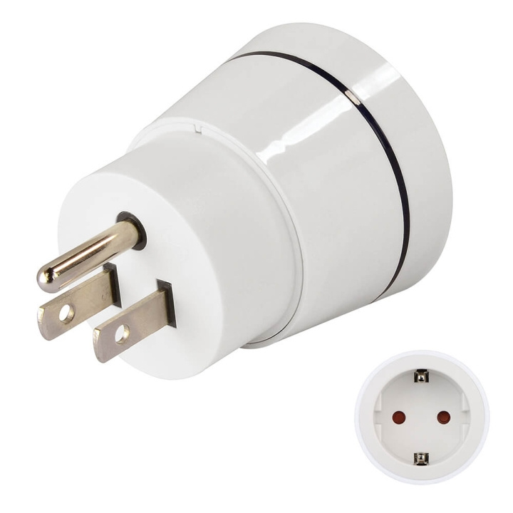 Hama Reseadapter EU-US i gruppen HEM, HUSHÅLL & TRÄDGÅRD / El & Belysning / Reseadaptrar hos TP E-commerce Nordic AB (C18498)