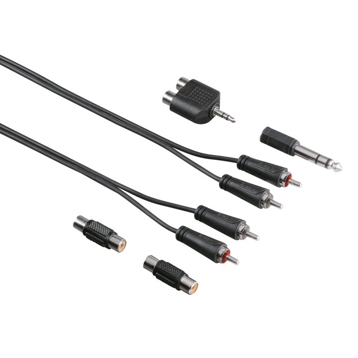 Hama Kabel Audio Anslutningsset RCA 2.5m i gruppen HEMELEKTRONIK / Kablar & Adaptrar / RCA-kablar & adaptrar / Kablar hos TP E-commerce Nordic AB (C18529)