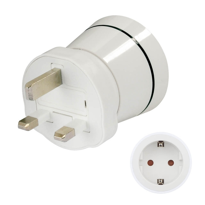 Hama Reseadapter EU-UK i gruppen HEM, HUSHÅLL & TRÄDGÅRD / El & Belysning / Reseadaptrar hos TP E-commerce Nordic AB (C18547)