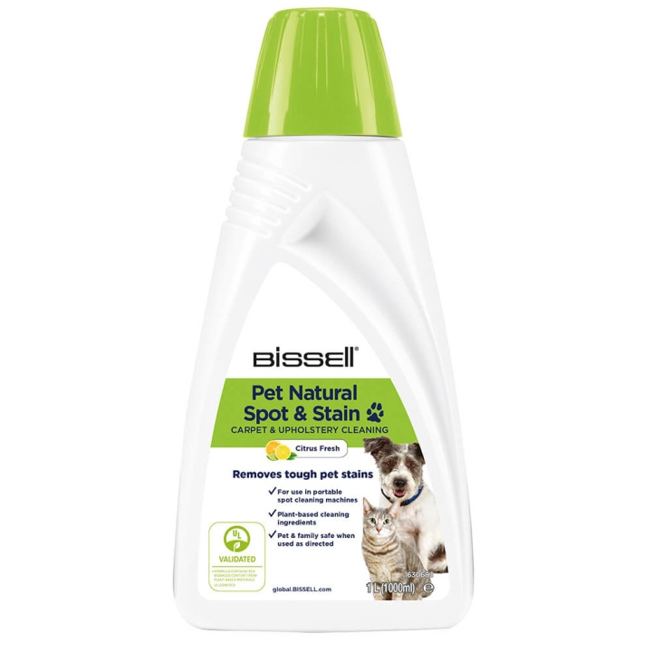 Bissell Rengöringsmedel Pet Natural Spot&Stain Portable, Matta 1L i gruppen HEM, HUSHÅLL & TRÄDGÅRD / Städprodukter / Rengöringsmedel hos TP E-commerce Nordic AB (C18552)