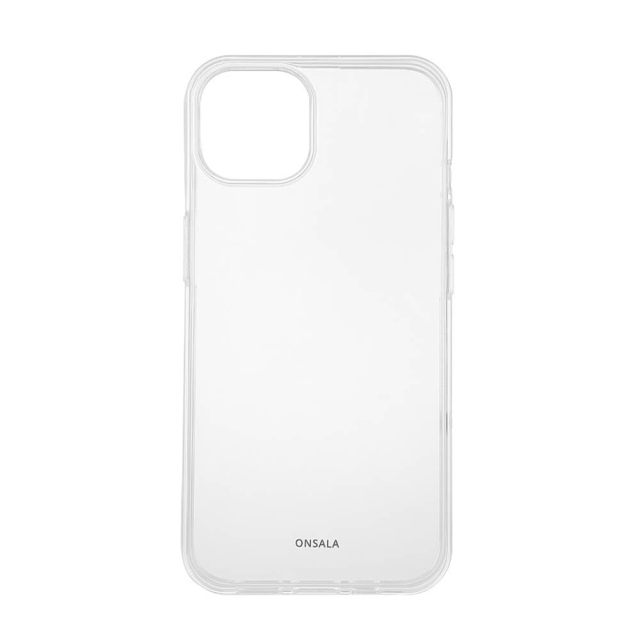 Onsala Mobilskal Återvunnen TPU Transparent - iPhone 13/14/15 i gruppen SMARTPHONE & SURFPLATTOR / Mobilskydd / Apple / iPhone 13 / Skal hos TP E-commerce Nordic AB (C18568)
