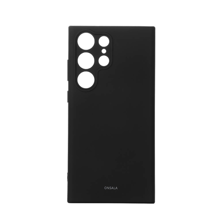 Onsala Backcover Silicone Samsung S23 5G Ultra Black i gruppen SMARTPHONE & SURFPLATTOR / Mobilskydd / Samsung hos TP E-commerce Nordic AB (C18591)