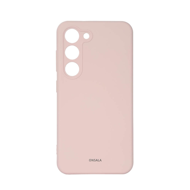 Onsala Mobilskal Silikon Chalk Pink - Samsung S23 5G i gruppen SMARTPHONE & SURFPLATTOR / Mobilskydd / Samsung hos TP E-commerce Nordic AB (C18592)