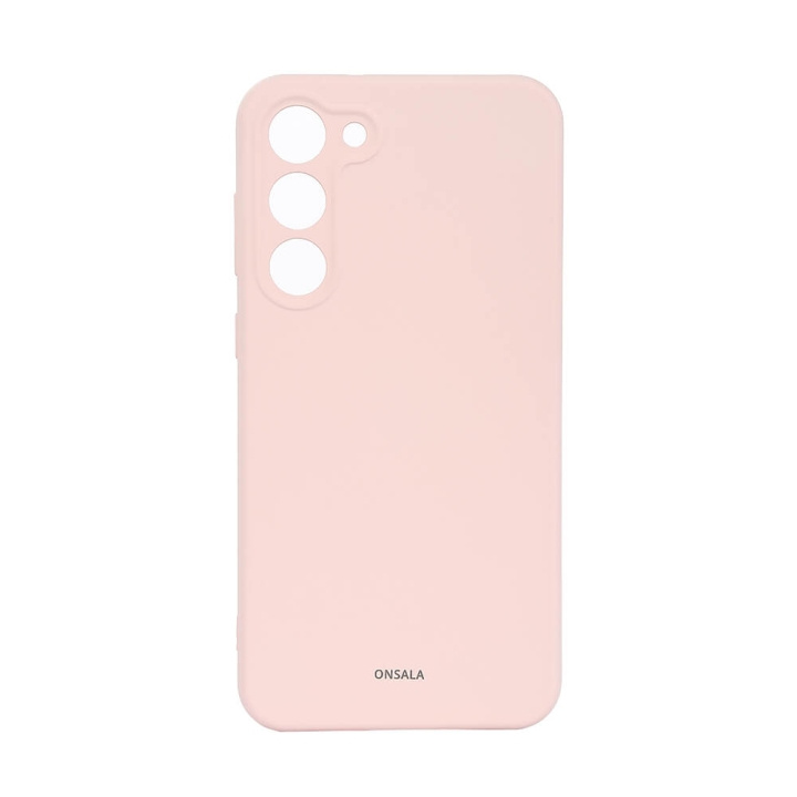 ONSALA Mobilskal Silikon Chalk Pink - Samsung S23+ 5G i gruppen SMARTPHONE & SURFPLATTOR / Mobilskydd / Samsung hos TP E-commerce Nordic AB (C18593)