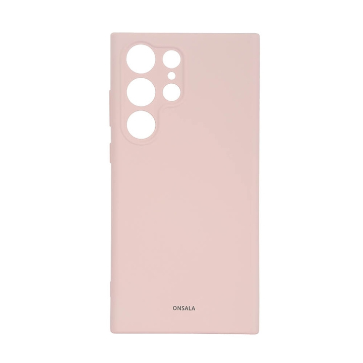 ONSALA Mobilskal Silikon Chalk Pink - Samsung S23 Ultra 5G i gruppen SMARTPHONE & SURFPLATTOR / Mobilskydd / Samsung hos TP E-commerce Nordic AB (C18594)