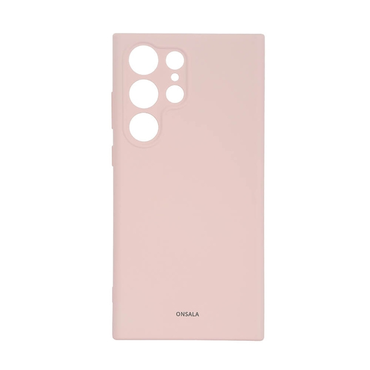 Onsala Backcover Silicone Samsung S23 5G Ultra Chalk Pink i gruppen SMARTPHONE & SURFPLATTOR / Mobilskydd / Samsung hos TP E-commerce Nordic AB (C18594)