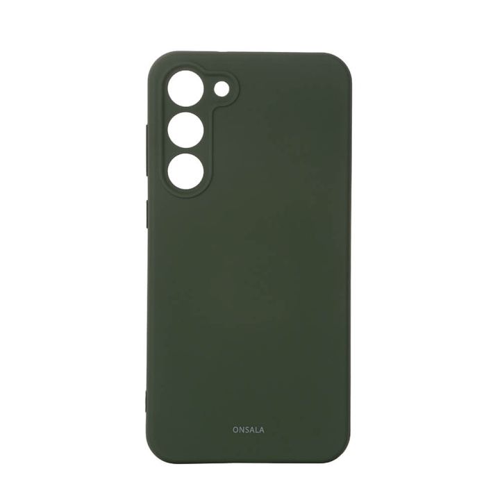 ONSALA Mobilskal Silikon Dark Green - Samsung S23+ 5G i gruppen SMARTPHONE & SURFPLATTOR / Mobilskydd / Samsung hos TP E-commerce Nordic AB (C18596)